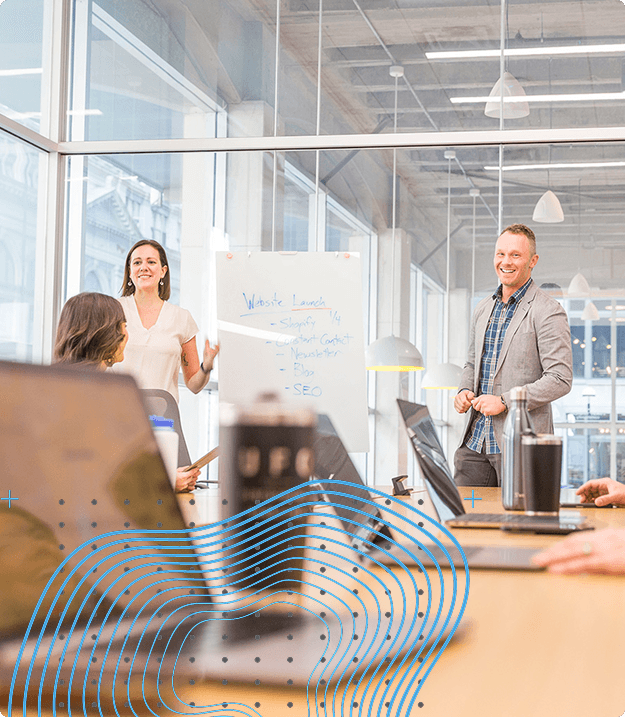UFO team collaborating in a meeting